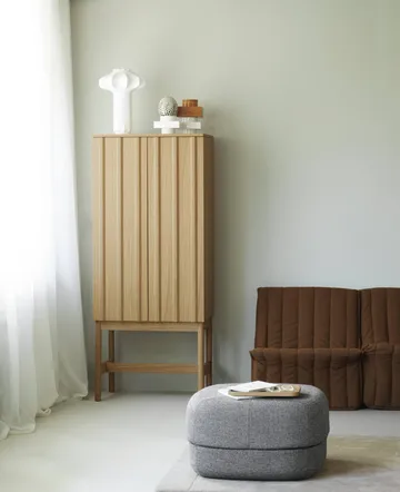 Circus puff - Hallingdal 166 grey, large - Normann Copenhagen