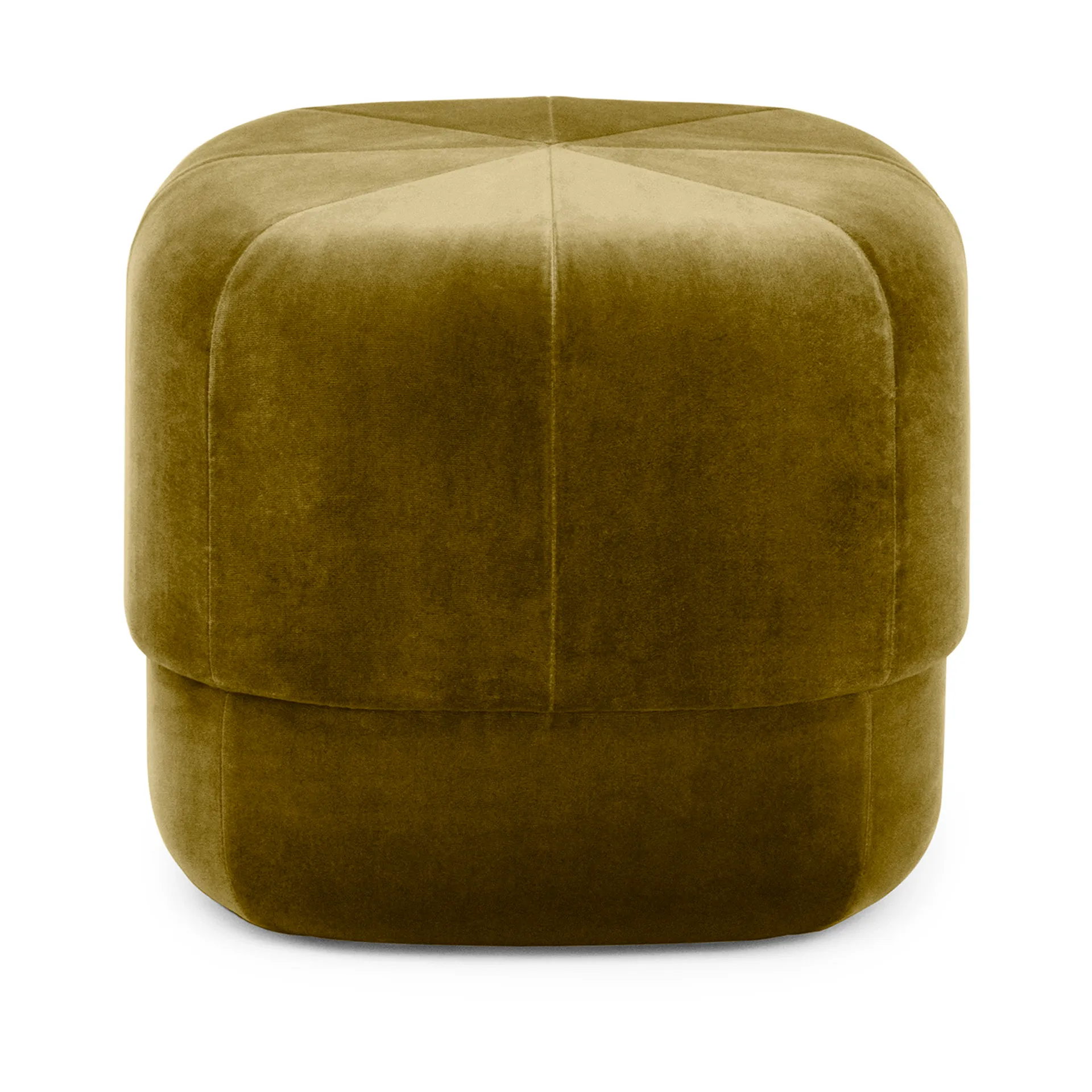 Circus puff, Velour moss green, small Normann Copenhagen