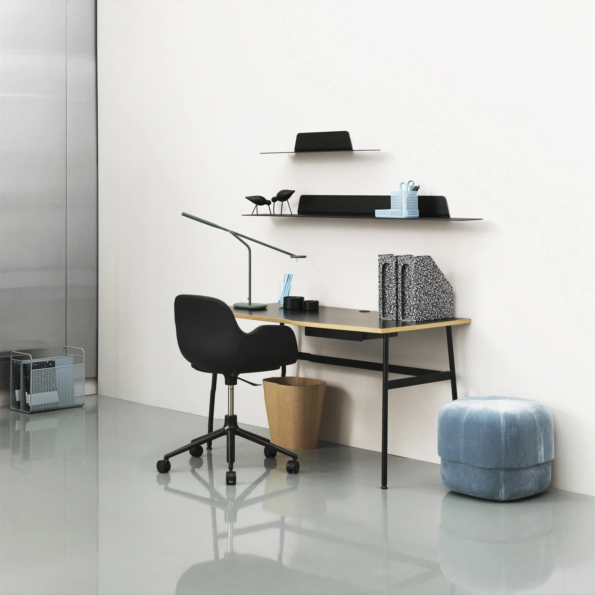 Circus sittepuff, lysblå Normann Copenhagen