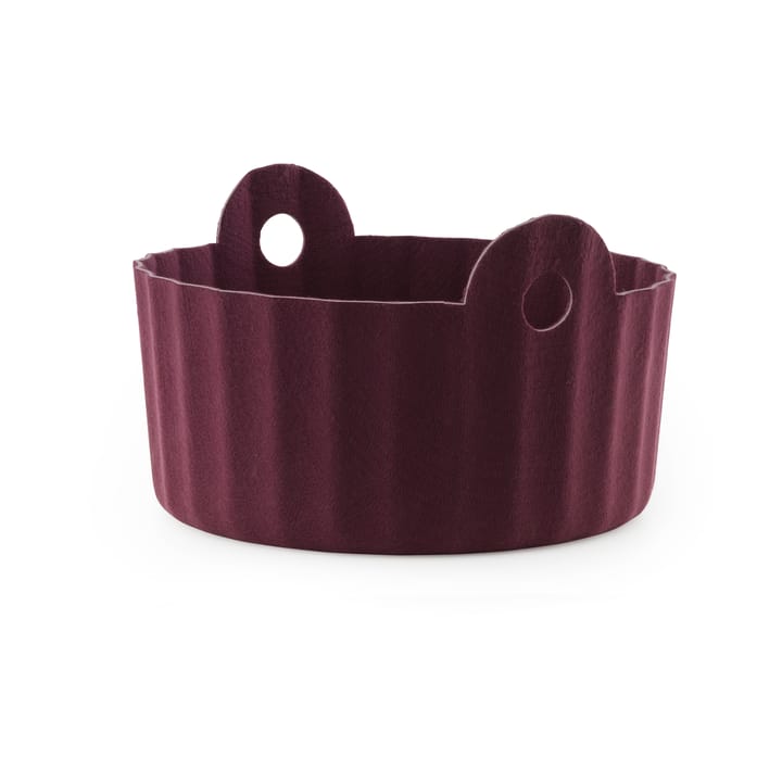 Colu Basket oppbevaringskurv Ø44 cm - Burgundy - Normann Copenhagen