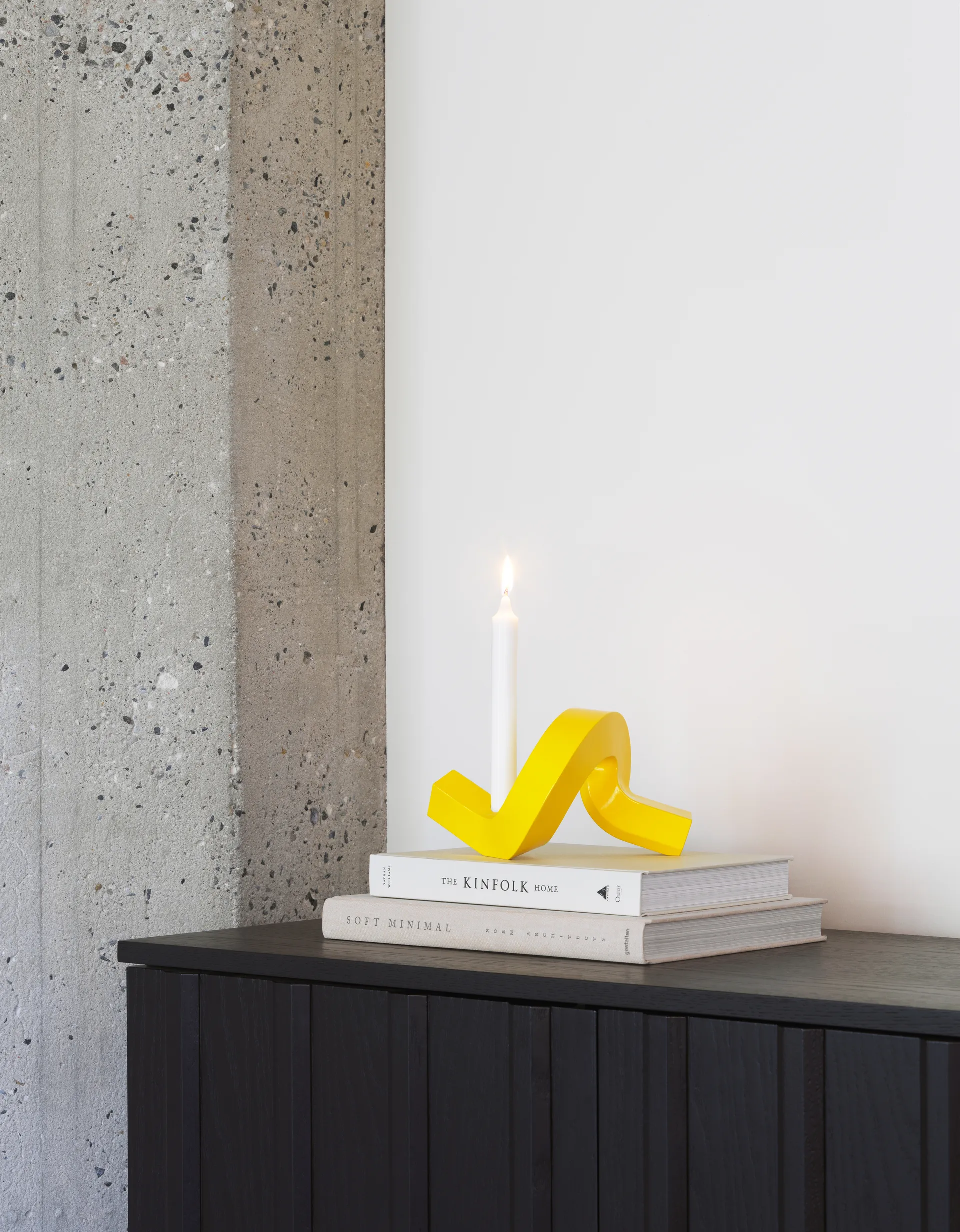 Crooked lysestake 1, Yellow Normann Copenhagen