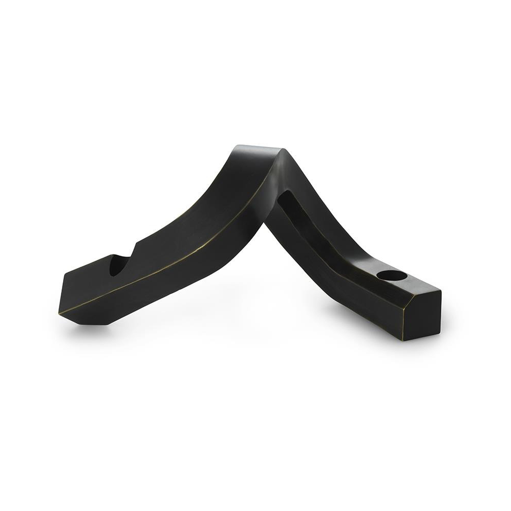 Bilde av Crooked lysestake 2 Bronze