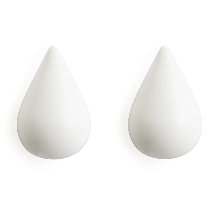 Dropit knagger 2-pack - hvit stor - Normann Copenhagen