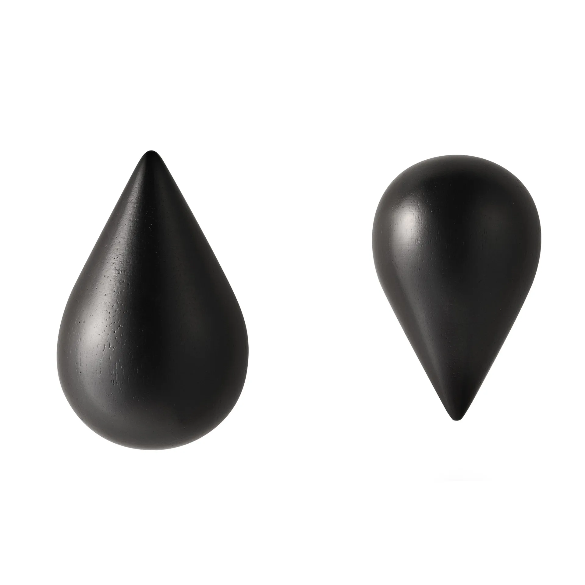 Dropit knagger 2-pack, svart liten Normann Copenhagen