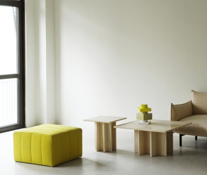 Edge sofabord small - Travertine - Normann Copenhagen