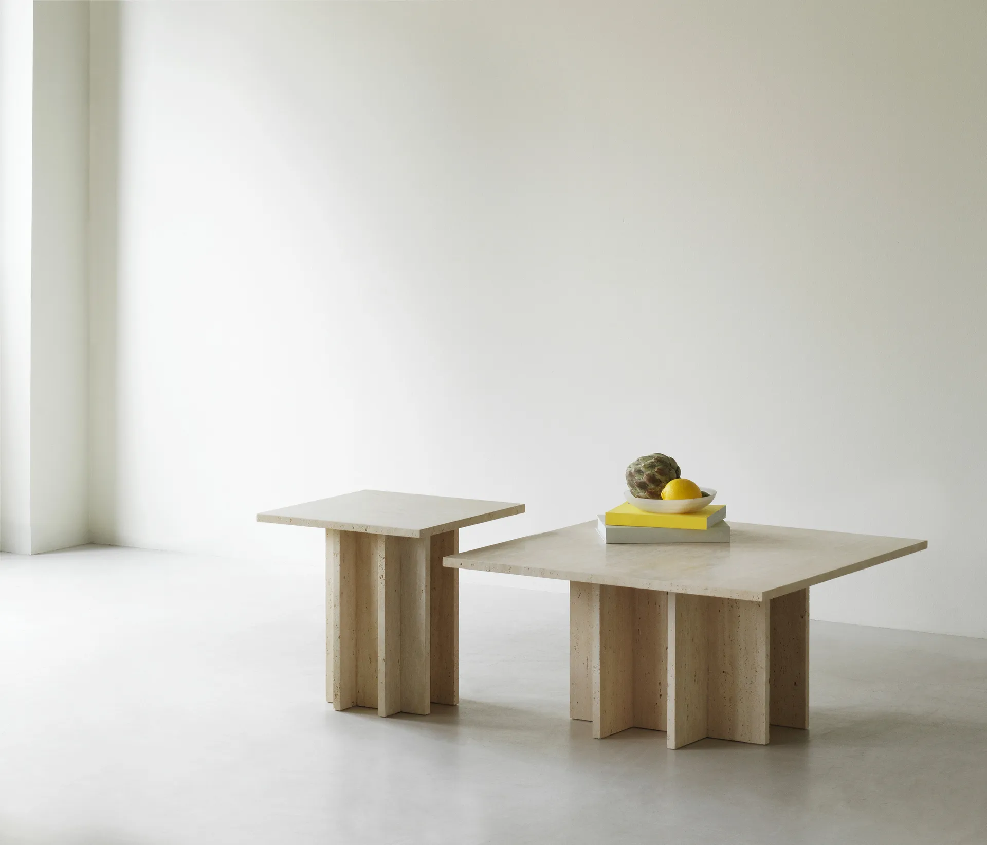 Edge sofabord small, Travertine Normann Copenhagen