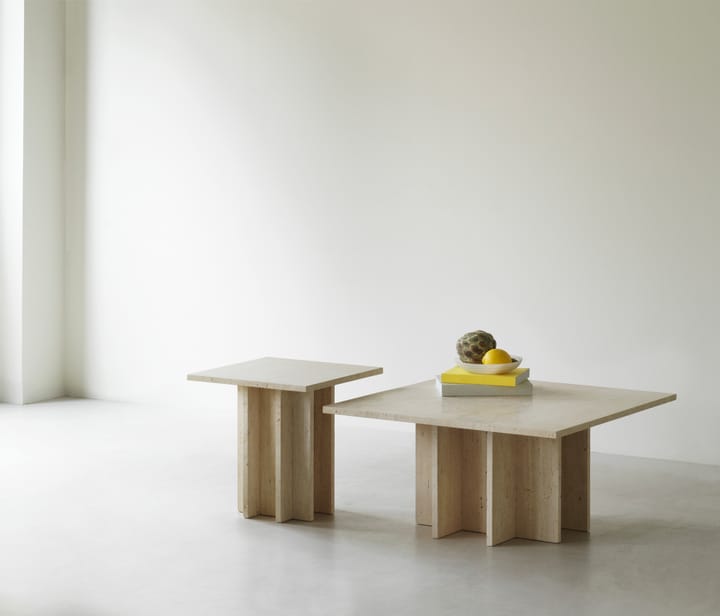 Edge sofabord small - Travertine - Normann Copenhagen