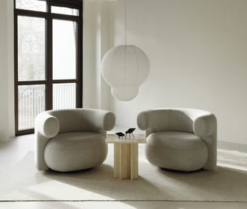 Edge sofabord small - Travertine - Normann Copenhagen