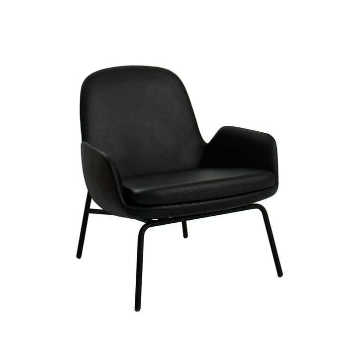 Era Low loungestol - skinn tango sort - Normann Copenhagen