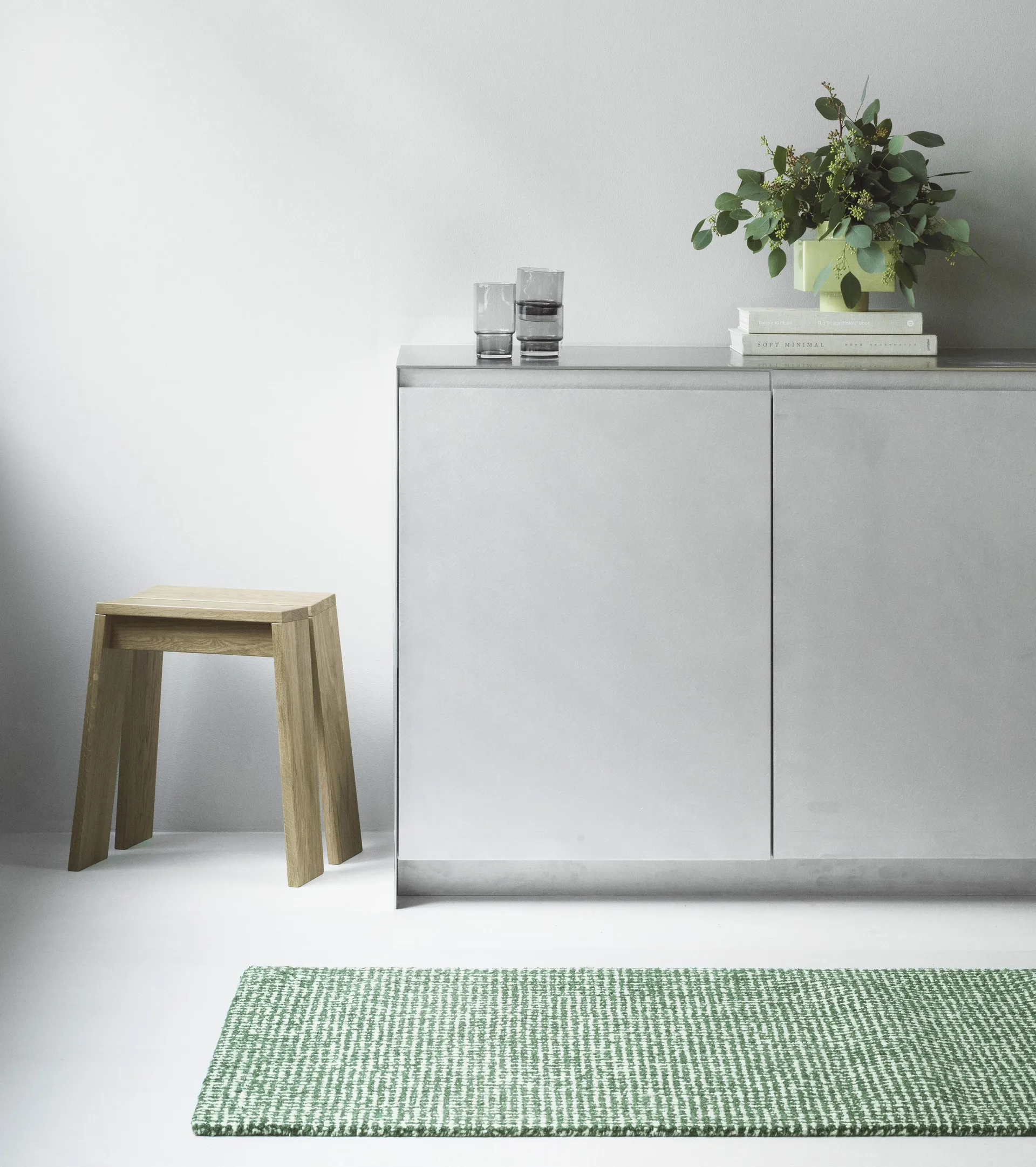 Flick teppe, 80x200 cm Green Normann Copenhagen
