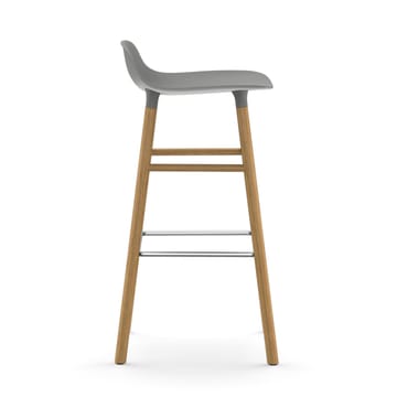 Form barstol eikebein 75 cm - grå - Normann Copenhagen