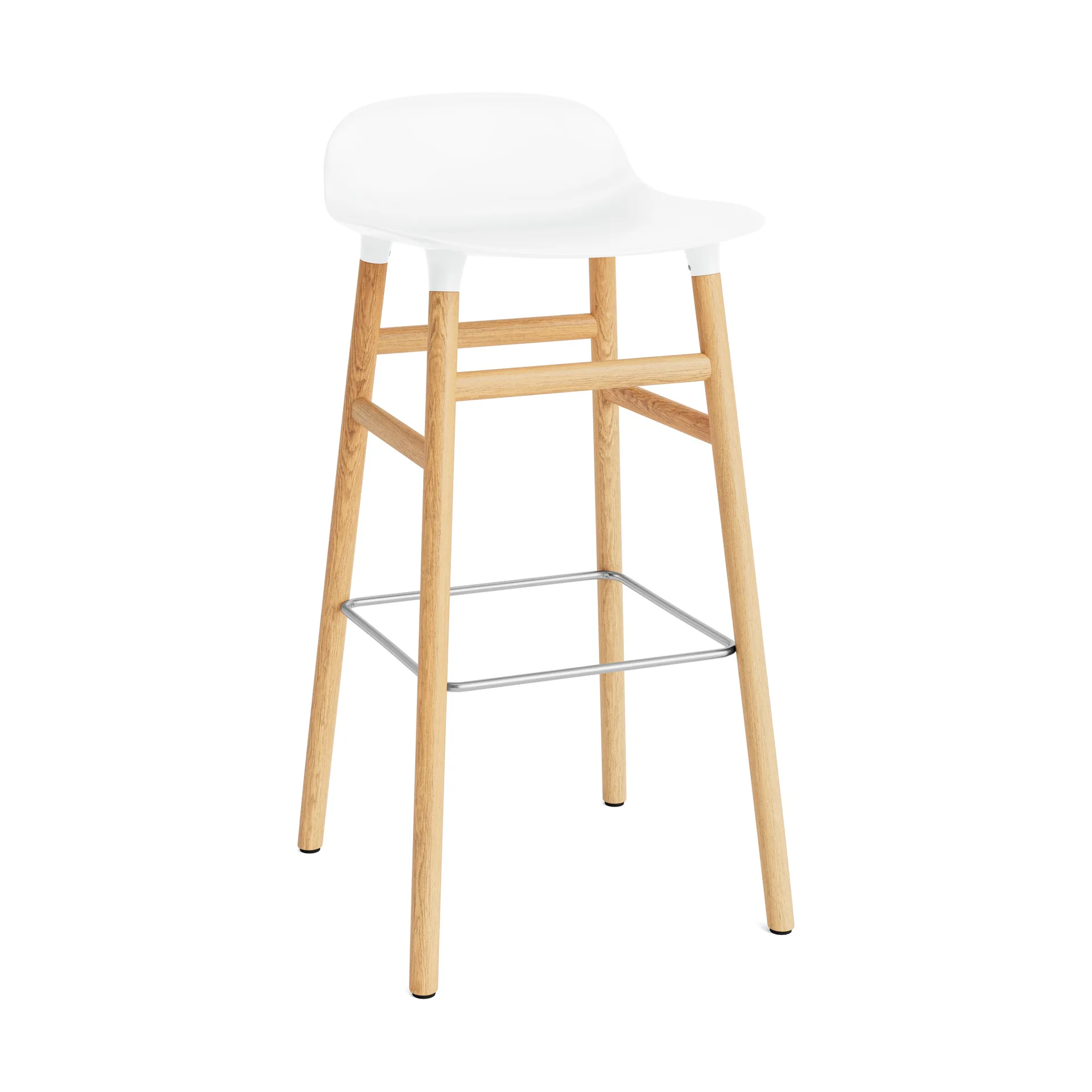 Form barstol eikebein 75 cm, hvit Normann Copenhagen