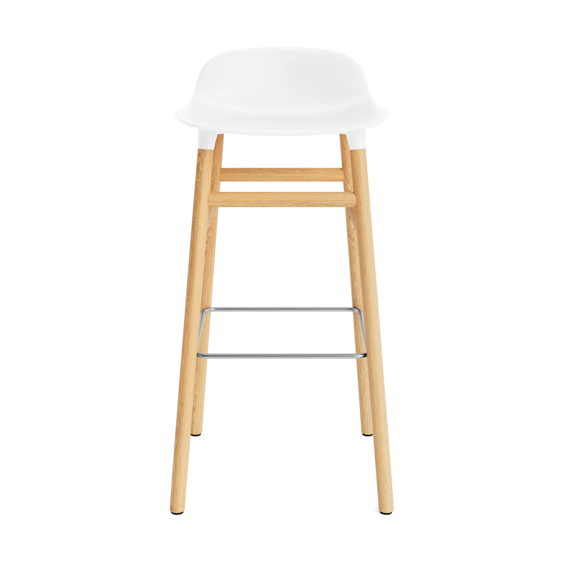 Form barstol eikebein 75 cm, hvit Normann Copenhagen