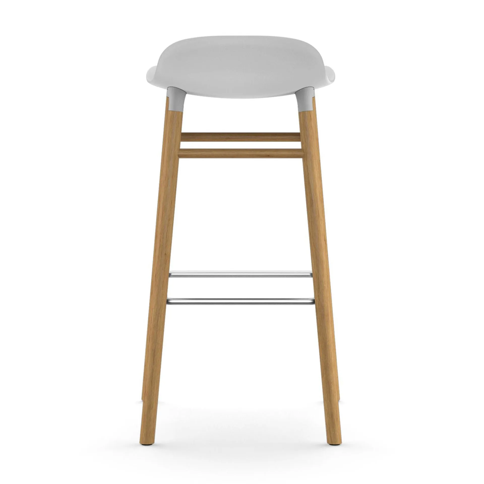 Form barstol eikebein 75 cm, hvit Normann Copenhagen