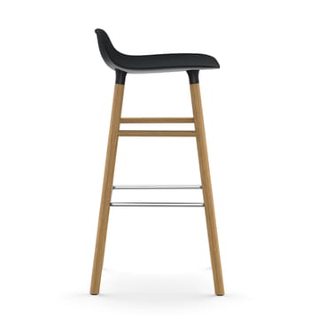 Form barstol eikebein 75 cm - svart - Normann Copenhagen