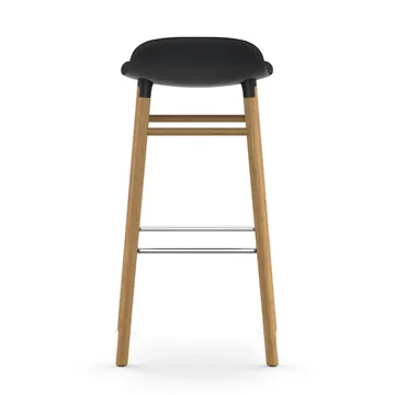 Form barstol eikebein 75 cm - svart - Normann Copenhagen