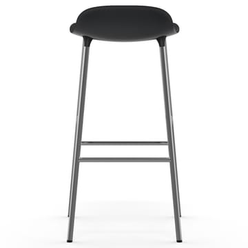 Form barstol forkromede bein 75 cm - Svart - Normann Copenhagen