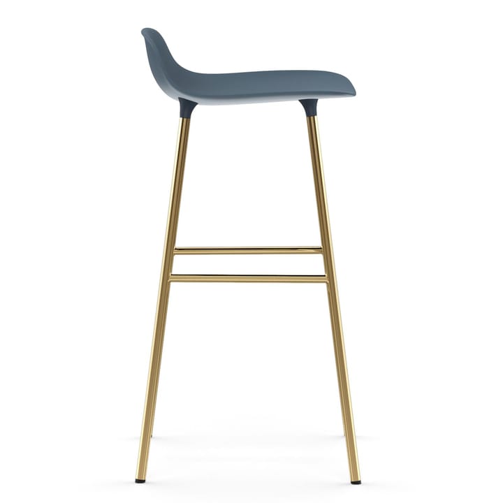 Form barstol messingsbein 75 cm - Blå - Normann Copenhagen