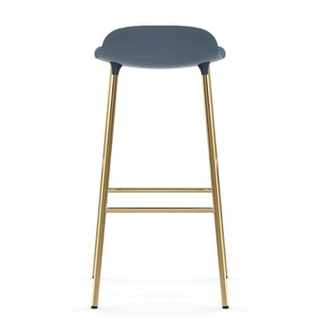 Form barstol messingsbein 75 cm - Blå - Normann Copenhagen