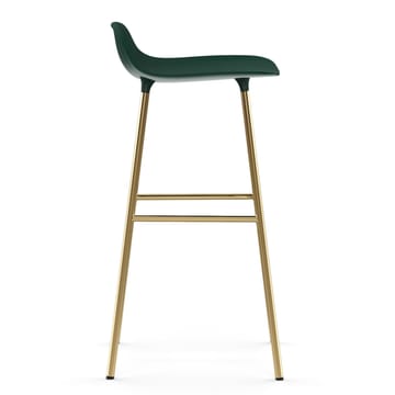 Form barstol messingsbein 75 cm - Grønn - Normann Copenhagen