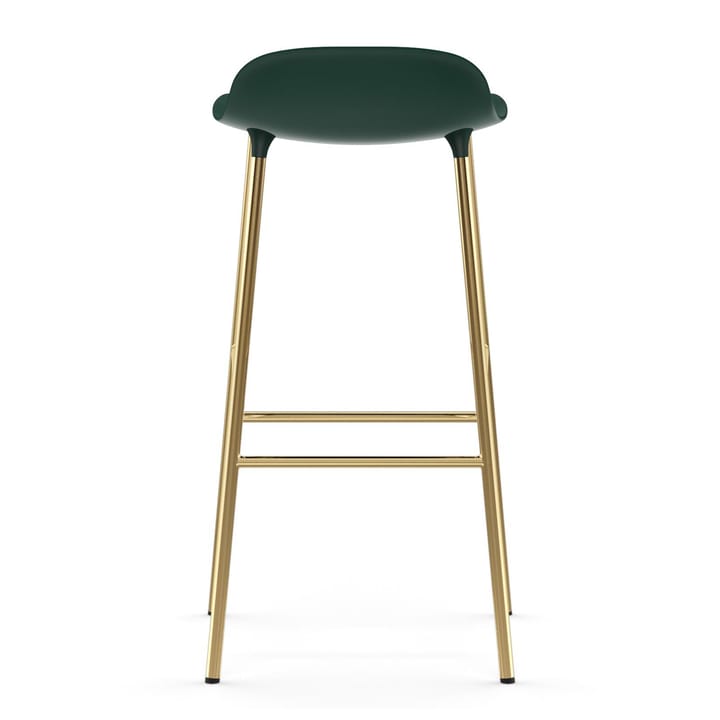 Form barstol messingsbein 75 cm - Grønn - Normann Copenhagen