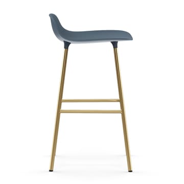 Form barstol messingsbein - Blå - Normann Copenhagen