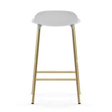 Form barstol messingsbein - Hvit - Normann Copenhagen