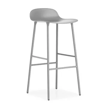 Form barstol metallbein 75 cm - grå - Normann Copenhagen