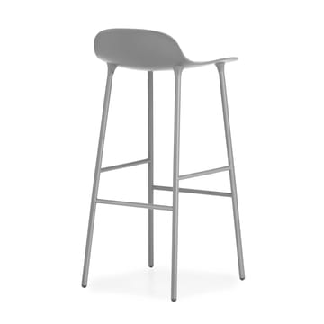 Form barstol metallbein 75 cm - grå - Normann Copenhagen