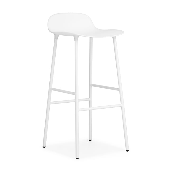 Form barstol metallbein 75 cm - hvit - Normann Copenhagen