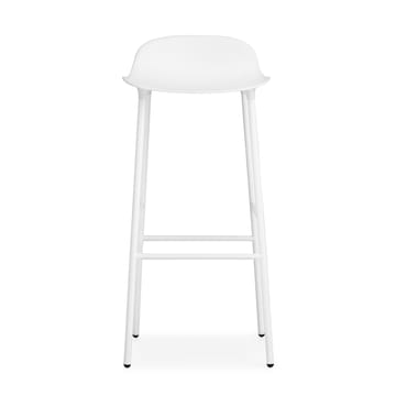 Form barstol metallbein 75 cm - hvit - Normann Copenhagen