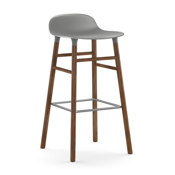 Form barstol valnøttbein 75 cm - grå - Normann Copenhagen
