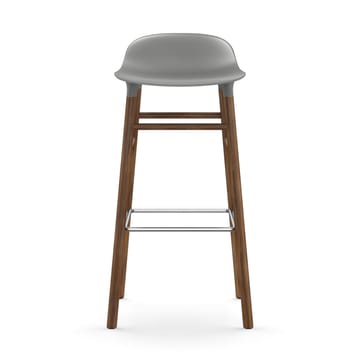 Form barstol valnøttbein 75 cm - grå - Normann Copenhagen