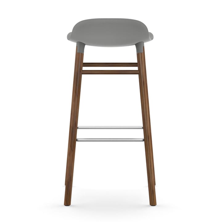 Form barstol valnøttbein 75 cm - grå - Normann Copenhagen