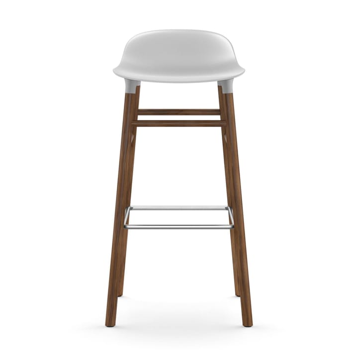 Form barstol valnøttbein 75 cm - hvit - Normann Copenhagen