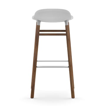Form barstol valnøttbein 75 cm - hvit - Normann Copenhagen