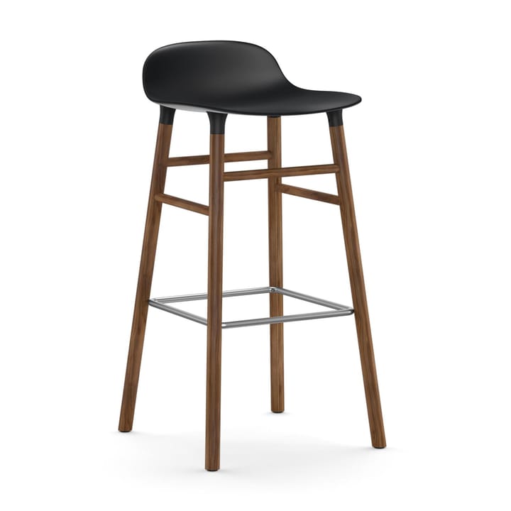 Form barstol valnøttbein 75 cm - svart - Normann Copenhagen