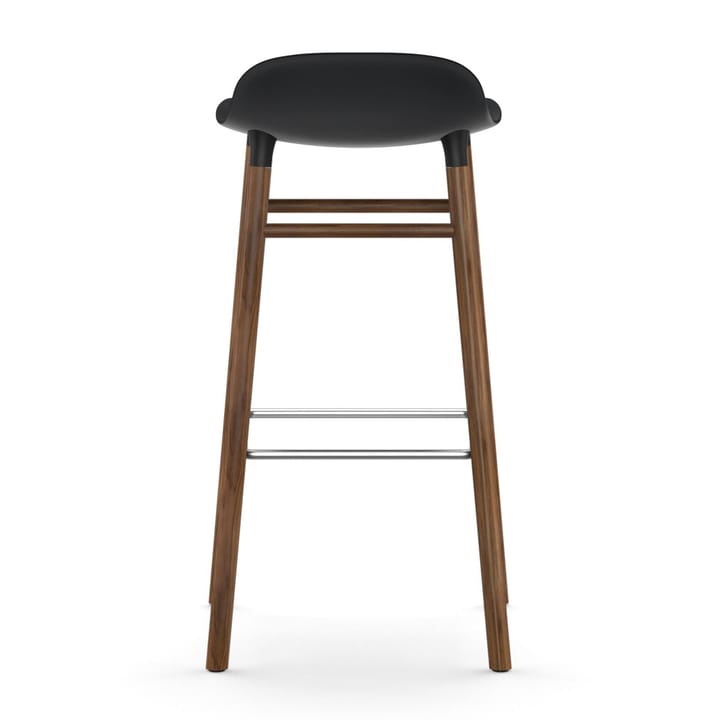 Form barstol valnøttbein 75 cm, svart Normann Copenhagen