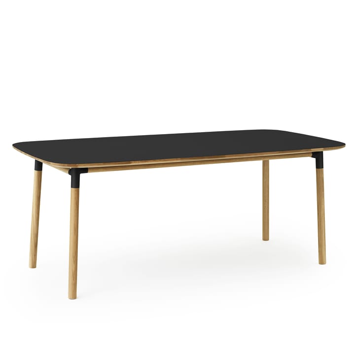 Form bord 95x200 cm - svart - Normann Copenhagen