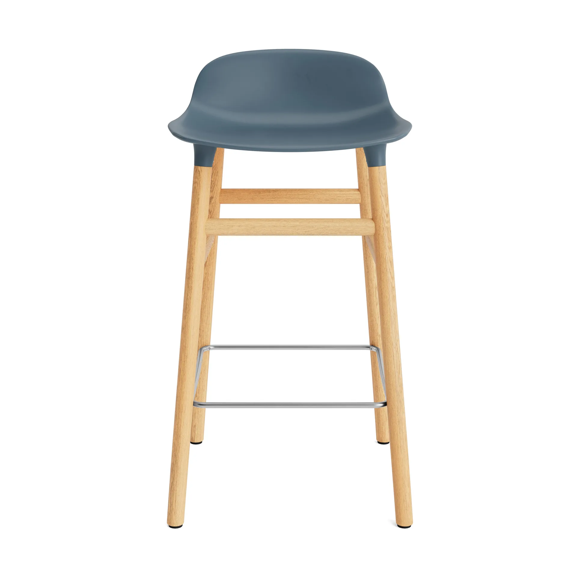 Form Chair barstol eikben, blå Normann Copenhagen