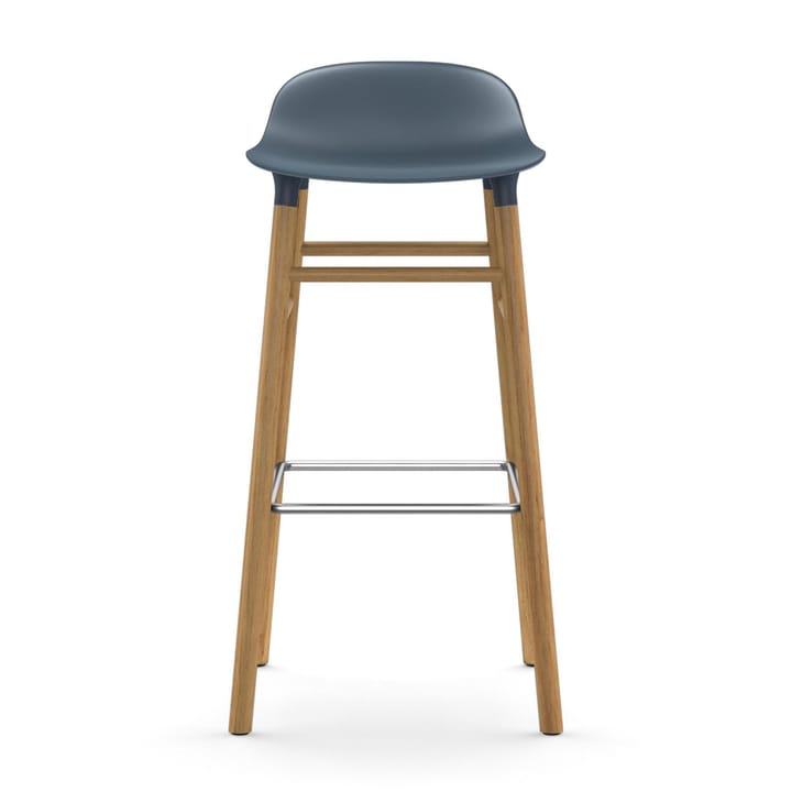 Form Chair barstol eikben, blå Normann Copenhagen