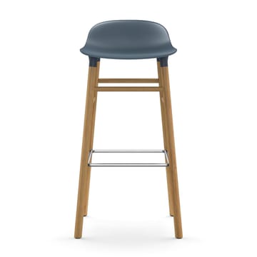 Form Chair barstol eikben - blå - Normann Copenhagen