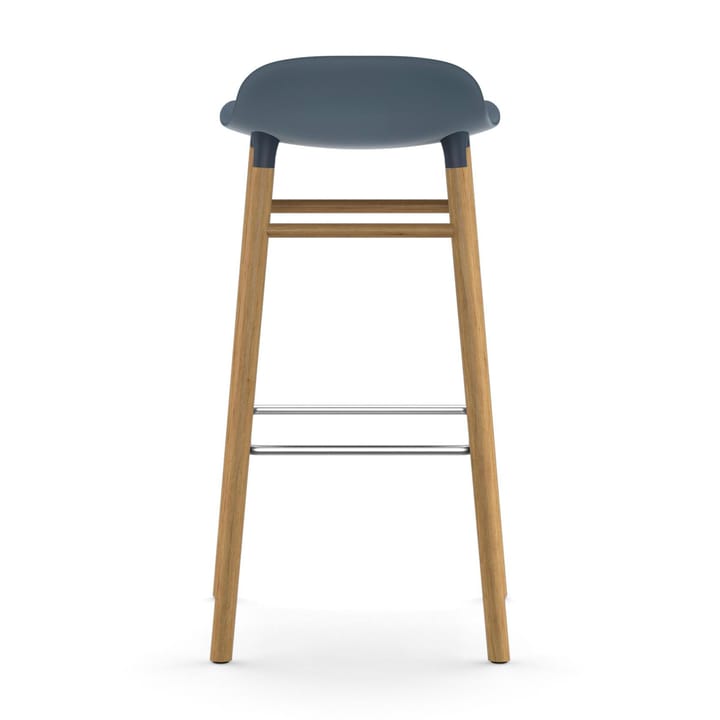 Form Chair barstol eikben, blå Normann Copenhagen