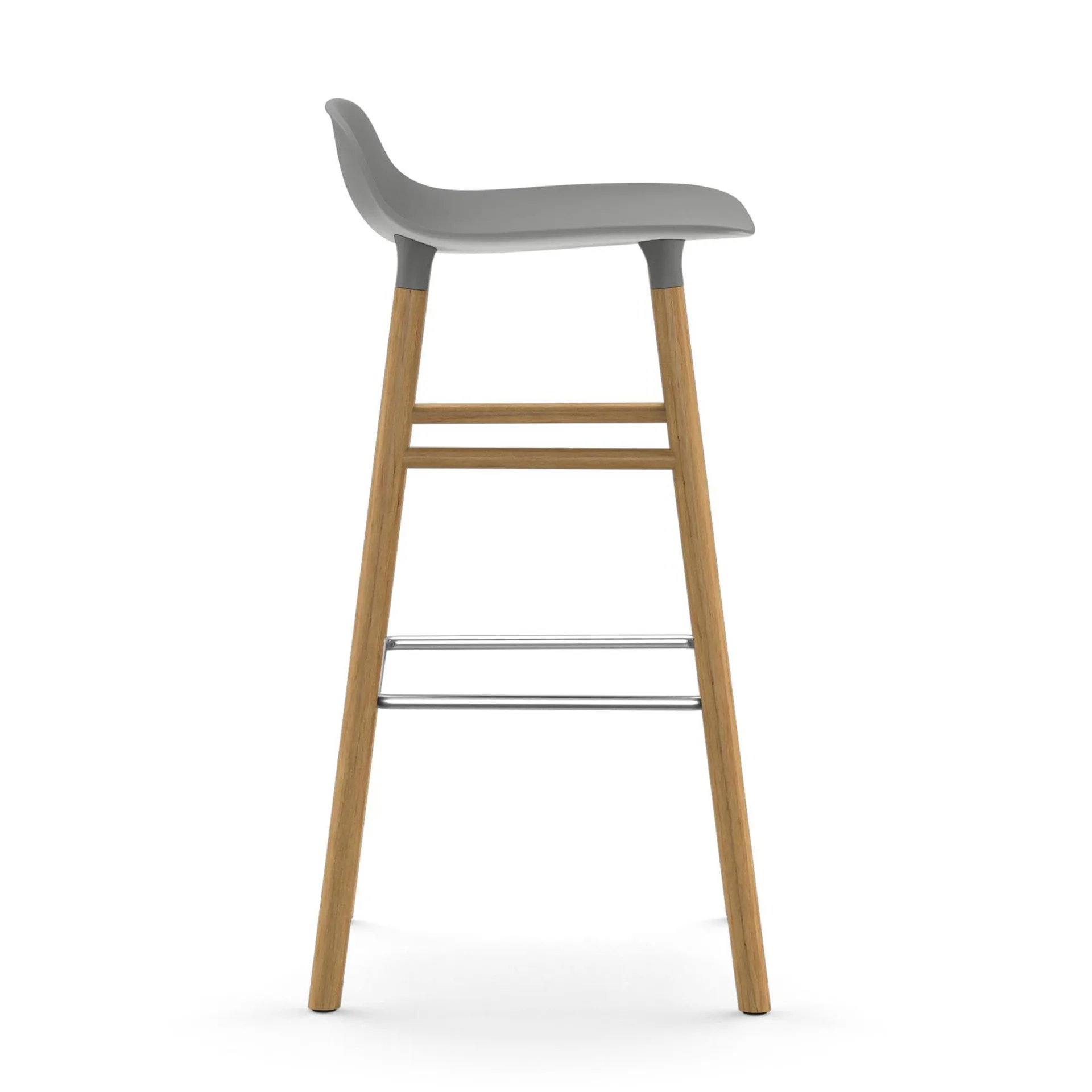 Form Chair barstol eikben, grå Normann Copenhagen