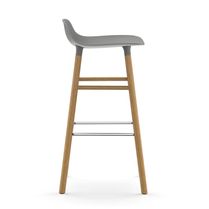 Form Chair barstol eikben - grå - Normann Copenhagen
