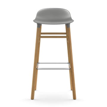 Form Chair barstol eikben - grå - Normann Copenhagen