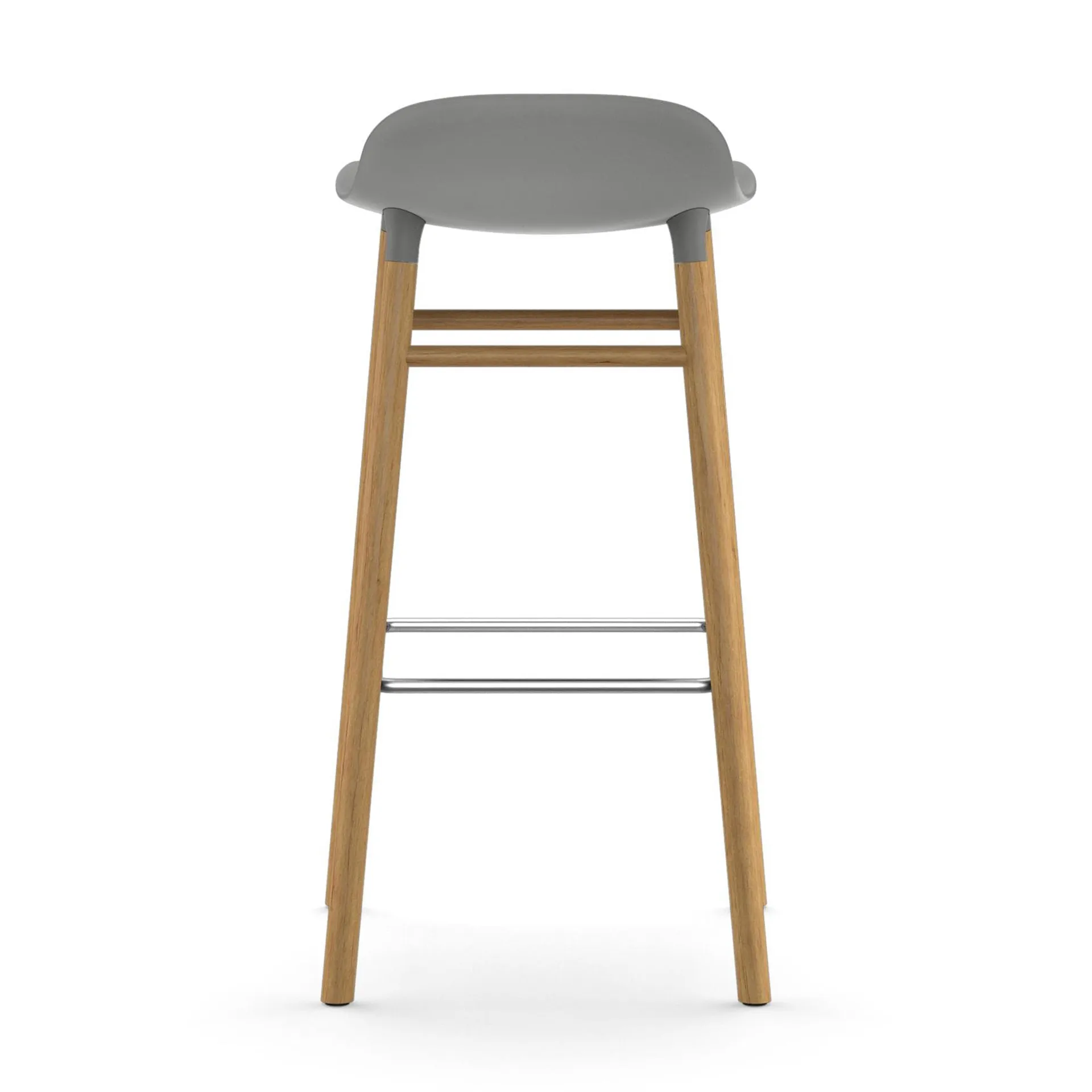 Form Chair barstol eikben, grå Normann Copenhagen