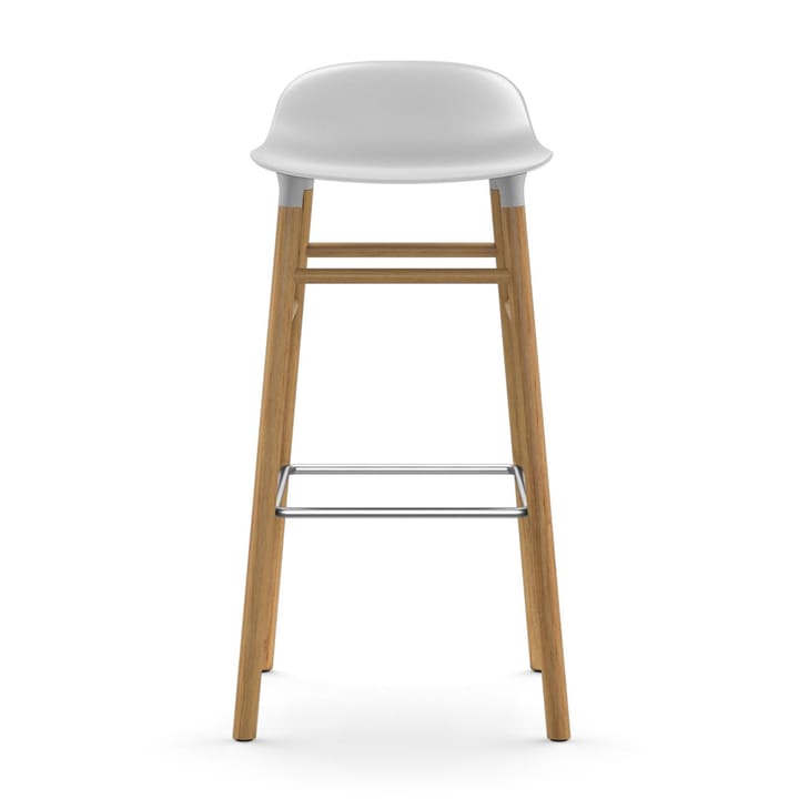 Form Chair barstol eikben - hvit - Normann Copenhagen