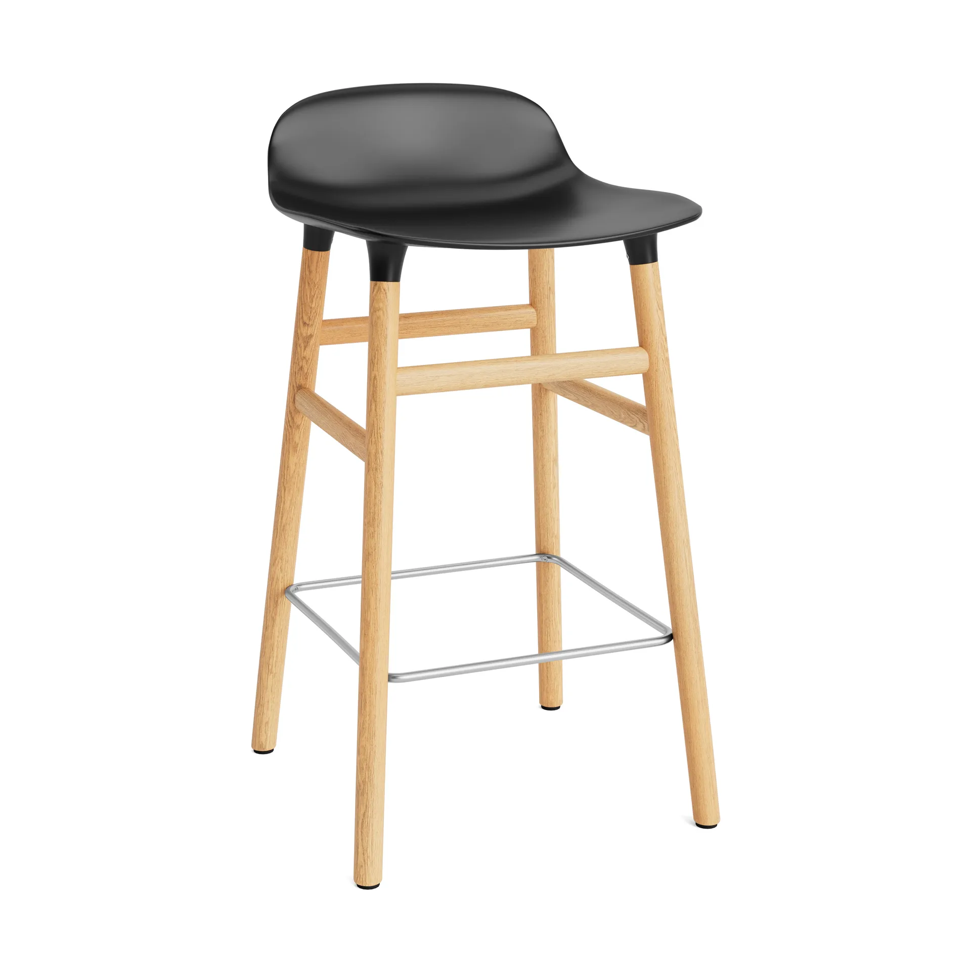 Form Chair barstol eikben, svart Normann Copenhagen