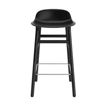 Form Chair barstol lakkerte eikebein 65 cm - svart - Normann Copenhagen